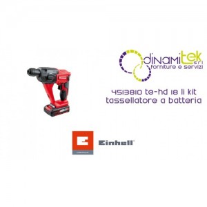 TASSELLATORE BATTERIE 4513810 TE-HD 18 LI KIT EINHELL Dinamitek 1