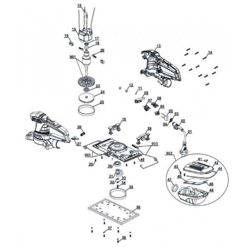 ORBITAL SANDER 4460620 TE-OS 2520 E EINHELL Dinamitek 3