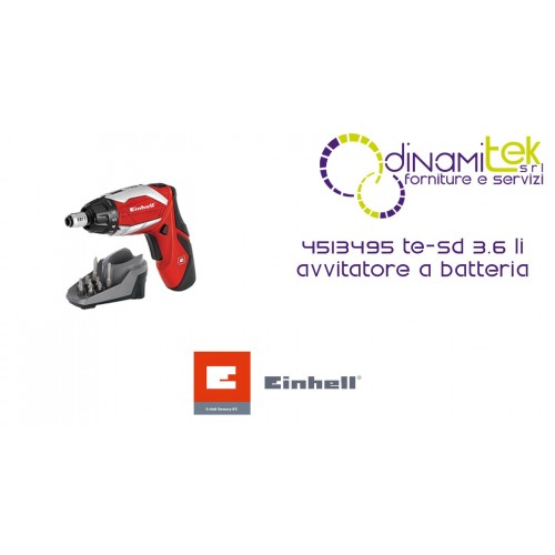 AVVITATORE A BATTERIA 4513495 TE-SD 3.6 Li EINHELL Dinamitek 1