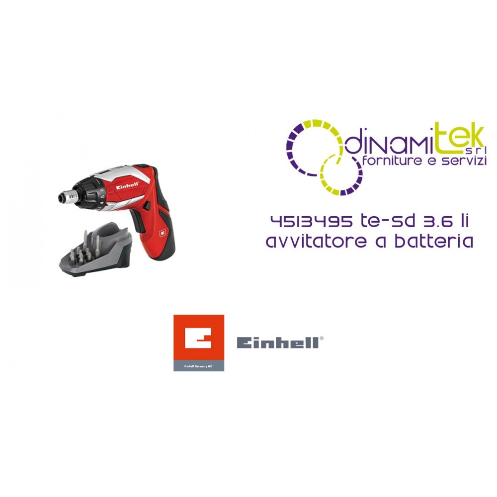 AVVITATORE A BATTERIA 4513495 TE-SD 3.6 Li EINHELL Dinamitek 1
