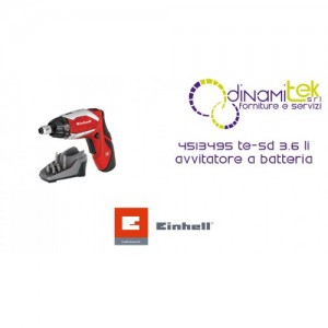 CORDLESS SCREWDRIVER 4513495 TE-SD 3.6 LI EINHELL Dinamitek 1