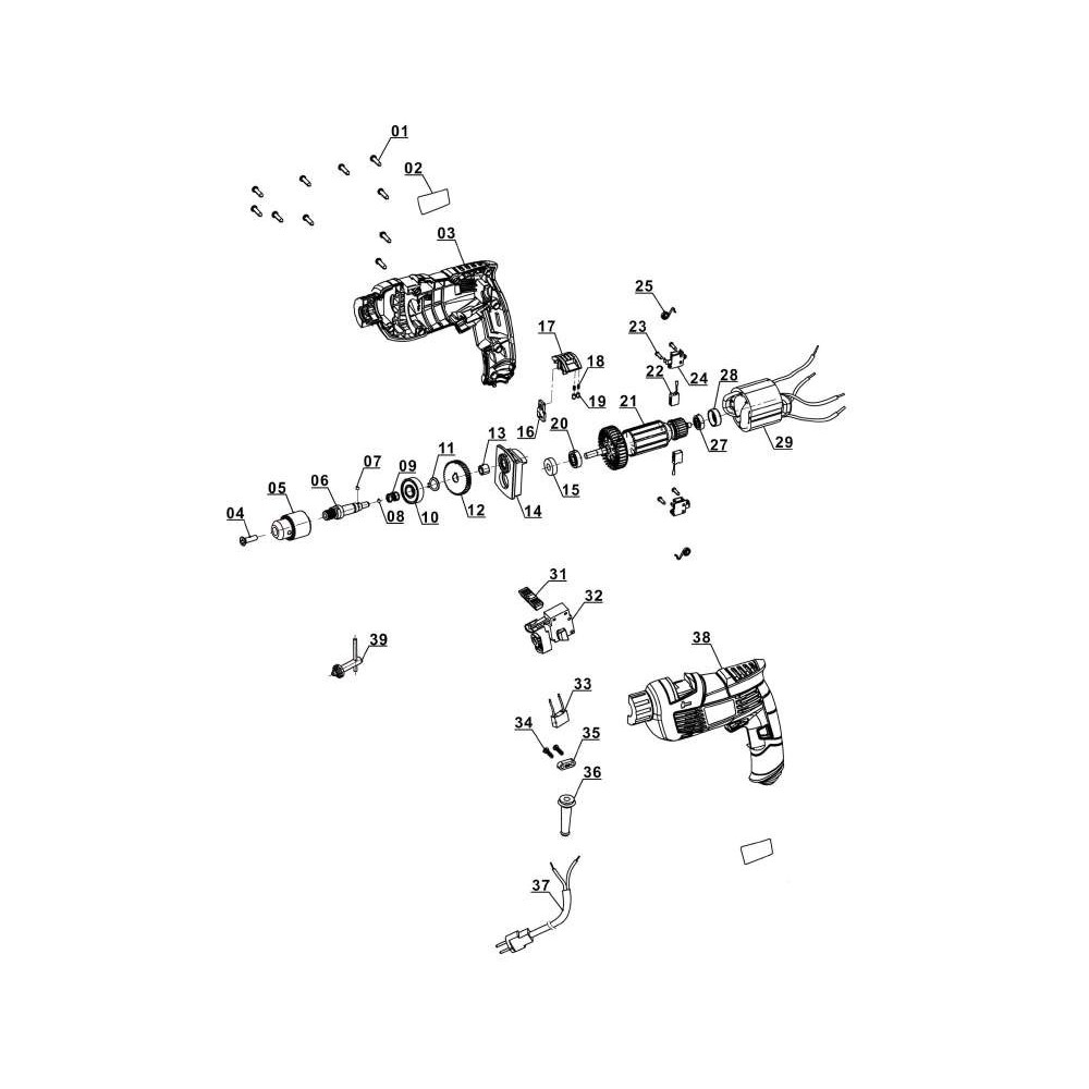 PERCUSSION DRILL 4259825 TH-ID 1000 E EINHELL Dinamitek 3