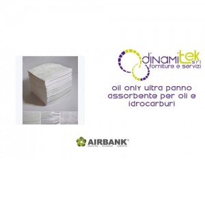 PAñO ABSORBENTE AIRBANK DE ACEITES E HIDROCARBUROS DE LA SERIE DE PETRóLEO ULTRA SOLO Dinamitek 1