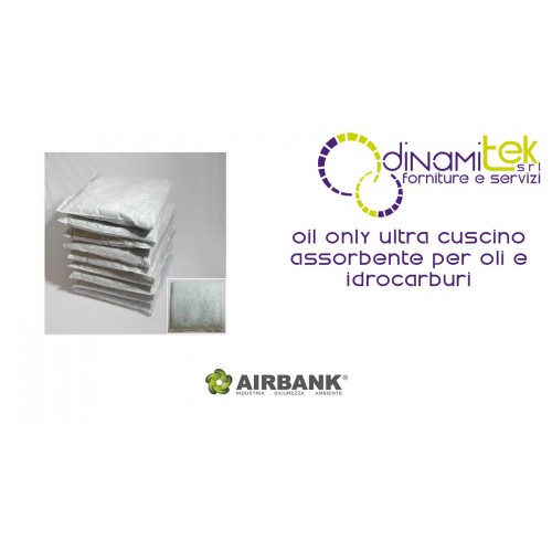 COJíN ABSORBENTE AIRBANK DE ACEITES E HIDROCARBUROS DE LA SERIE DE PETRóLEO ULTRA SOLO Dinamitek 1