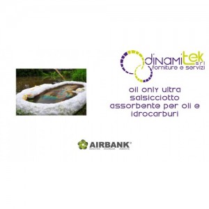 CHUBBY ABSORBANT AIRBANK POUR LES HUILES ET HYDROCARBURES EN SéRIE HUILE ULTRA Dinamitek 1