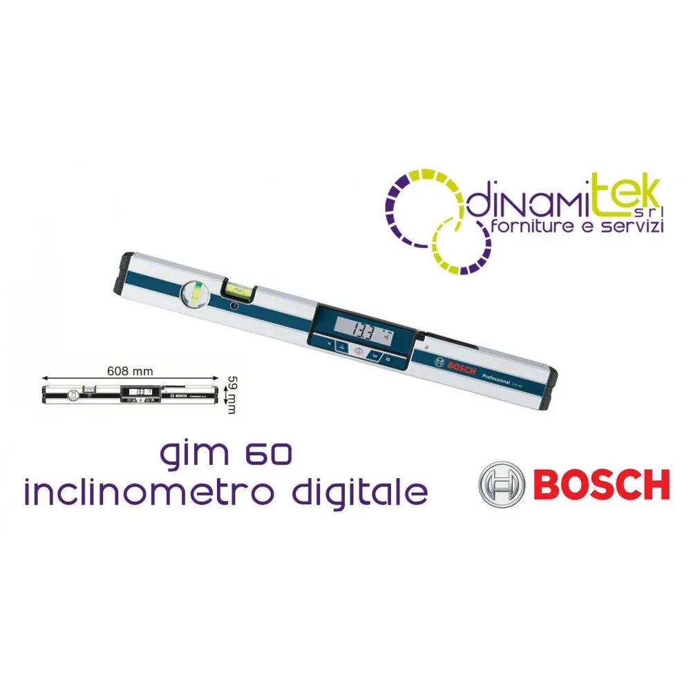 INCLINOMèTRE NUMéRIQUE GIM 60 BOSCH Dinamitek 1