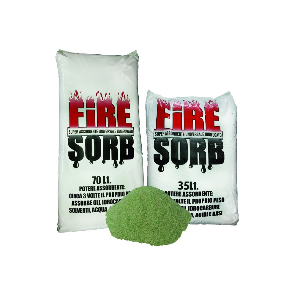 FIRESORB ABSORBANT VéGéTAL IGNIFUGé AIRBANK POUR TOUT TYPE DE LIQUIDE Dinamitek 2