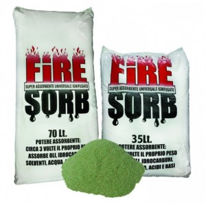 FIRESORB ABSORBENTE VEGETAL RETARDANTE DE LLAMA AIRBANK PARA CUALQUIER TIPO DE LíQUIDO Dinamitek 2