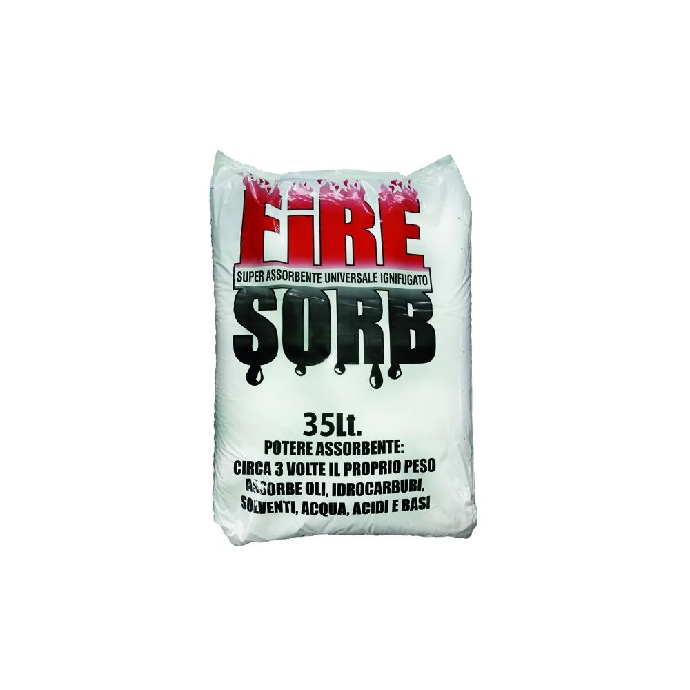 FIRESORB ABSORBENTE VEGETAL RETARDANTE DE LLAMA AIRBANK PARA CUALQUIER TIPO DE LíQUIDO Dinamitek 4