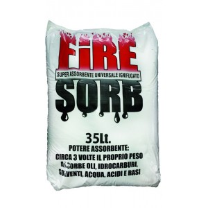 FIRESORB ABSORBENTE VEGETAL RETARDANTE DE LLAMA AIRBANK PARA CUALQUIER TIPO DE LíQUIDO Dinamitek 4