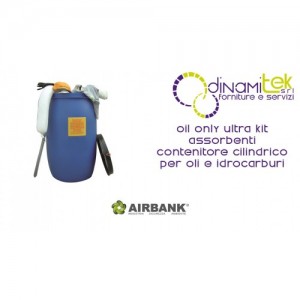 KIT SAUGFäHIG AIRBANK ZYLINDRISCHE BEHäLTER FüR öLE UND KOHLENWASSERSTOFF-öL NUR ULTRA Dinamitek 1