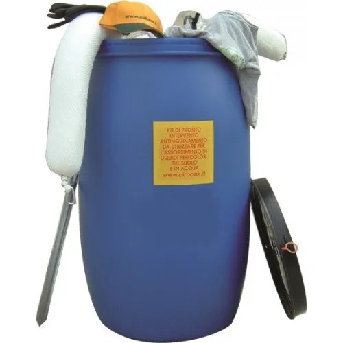 KIT ABSORBENTE AIRBANK RECIPIENTE CILíNDRICO DE ACEITES E HIDROCARBUROS DE PETRóLEO ULTRA Dinamitek 2