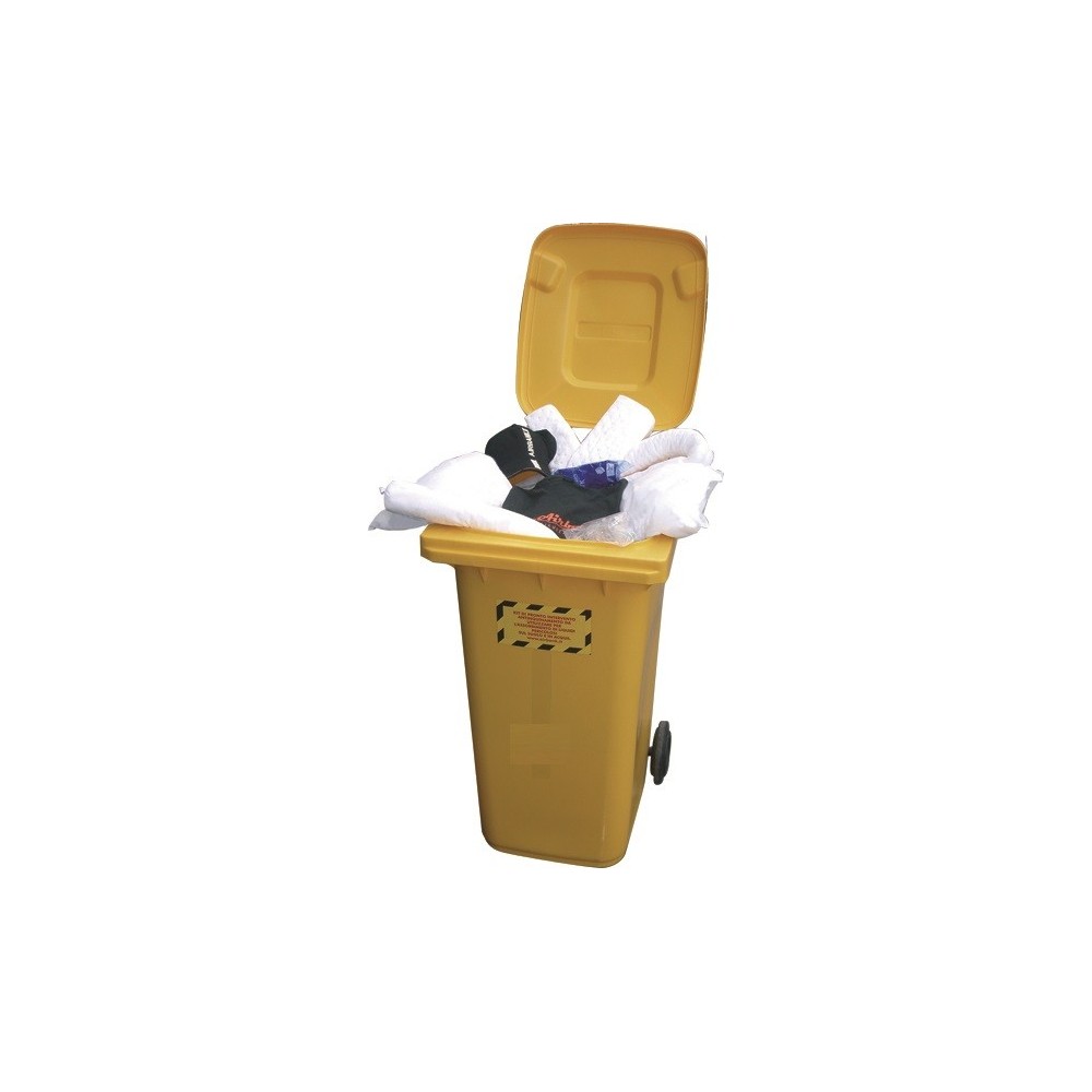 KIT ABSORBENT AIRBANK WHEELED CONTAINER FOR HAZARDOUS LIQUIDS CHEM ULTRA Dinamitek 2