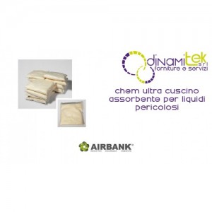 COUSSIN ABSORBANT AIRBANK POUR LIQUIDES DANGEREUX CHEM ULTRA Dinamitek 1