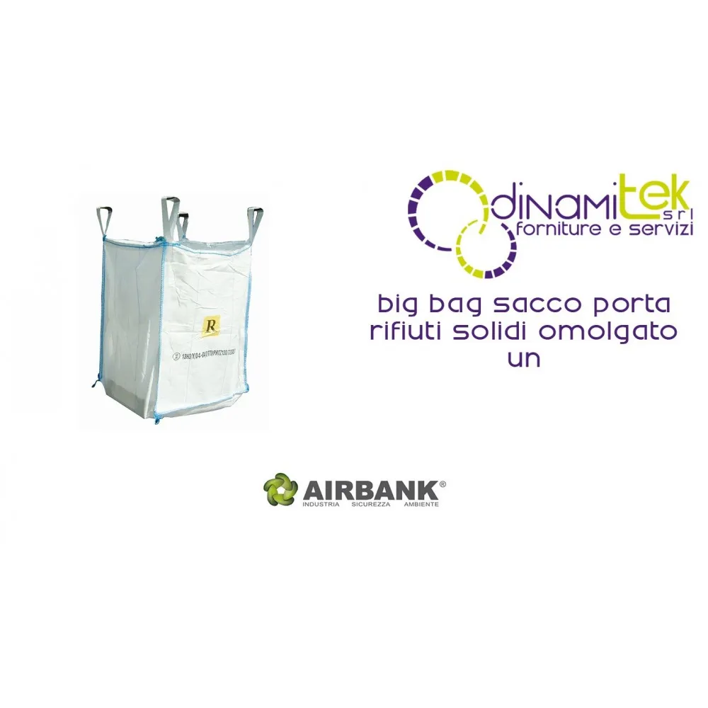 BIG-BAG-TASCHE ABFALL AIRBANK SOLIDE OMOLGATO EIN Dinamitek 1
