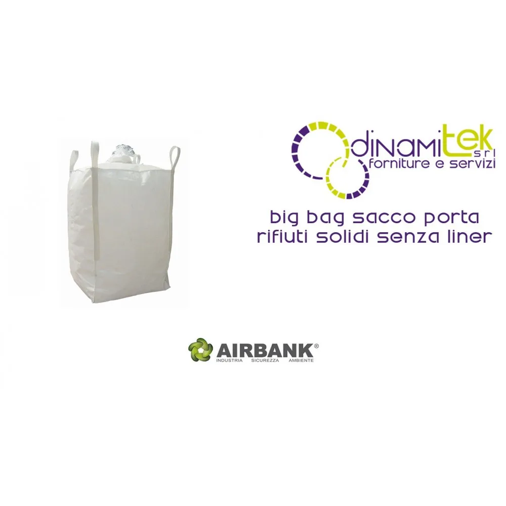 GRAN BOLSA DE LA BOLSA DE RESIDUOS AIRBANK SóLIDO AIRBANK SIN FORRO Dinamitek 1