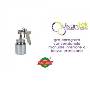 AIRBRUSH CONVENTIONAL MANUAL LOWER LOW-PRESSURE G70 ASTURO Dinamitek 1