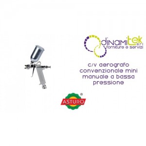 AIRBRUSH CONVENTIONAL MANUAL MINI LOW-PRESSURE C/V ASTURO Dinamitek 1
