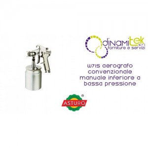 AIRBRUSH CONVENTIONAL MANUAL LOWER LOW-PRESSURE W71S ASTURO Dinamitek 1