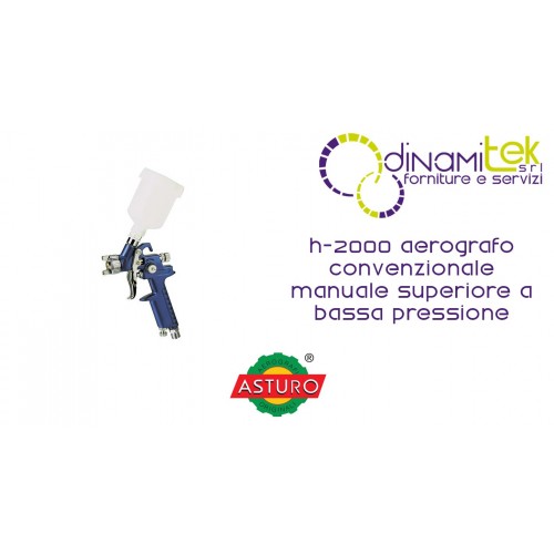 AIRBRUSH CONVENTIONAL MANUAL HIGHER TO LOWER PRESSURE H-2000 ASTURO Dinamitek 1