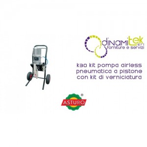 AIRLESS PNEUMATISCHEN KOLBEN-KIT MIT MALEREI K30 KIT ASTURO Dinamitek 1