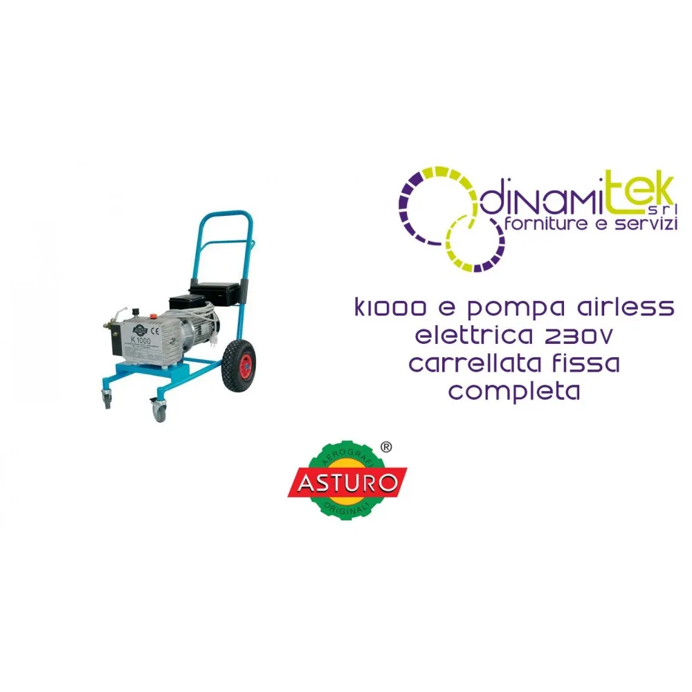 AIRLESS-PUMPE ELEKTRISCH 230V ROUNDUP FEST VOLLER K1000 E ASTURO Dinamitek 1