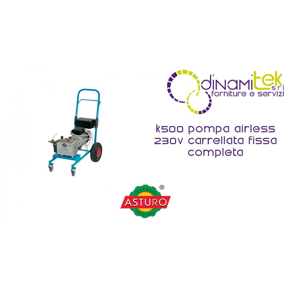 AIRLESS-PUMPE 230V ROUNDUP FEST VOLLER K500 ASTURO Dinamitek 1
