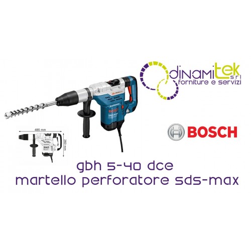 MARTEAU DE PUNCH ATTAQUE SDS-MAX GBH 5-40 DCE BOSCH Dinamitek 1