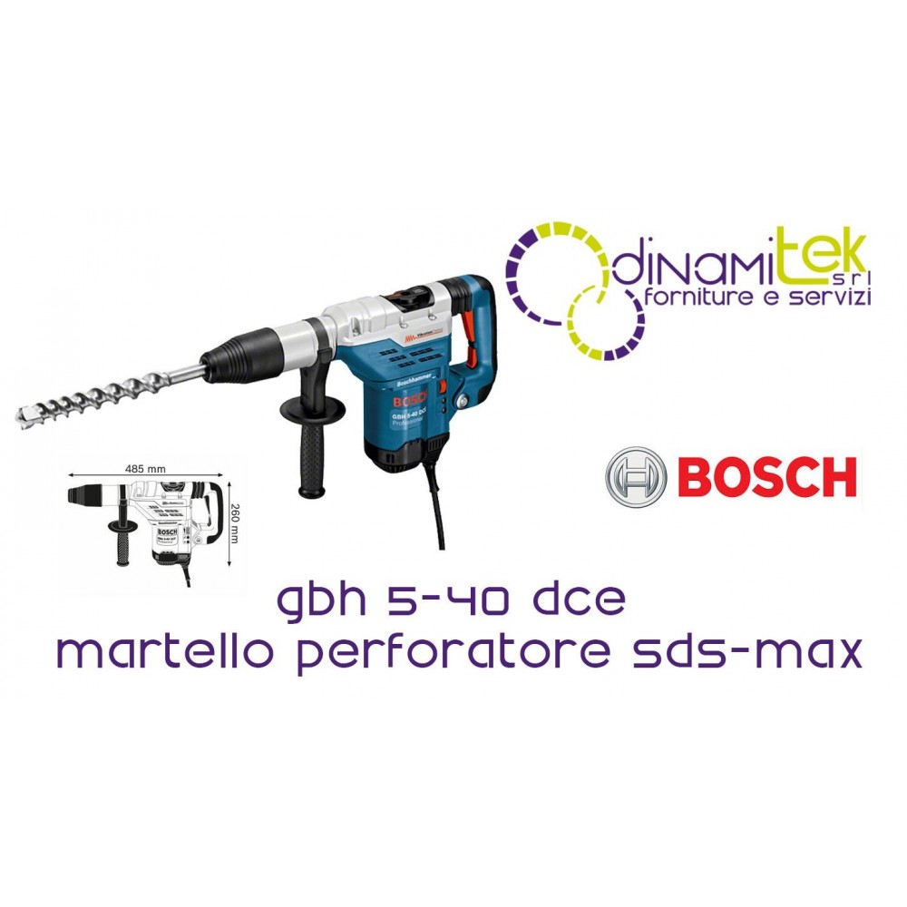 HAMMER-PUNCH-ANGRIFF SDS-MAX GBH 5-40 DCE BOSCH Dinamitek 1