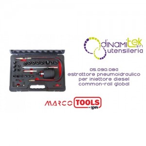 SPIN MARCO TOOLS 05.090.08A ESTRATTORE PNEUMOIDRAULICO PER INIETTORE DIESEL COMMON-RAIL GLOBAL Dinamitek 1