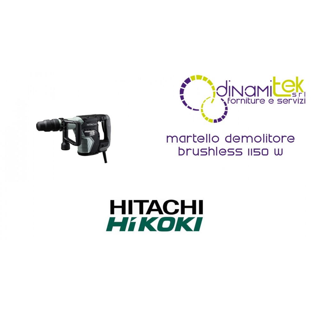 H45MEY MARTILLO DE DEMOLICIóN CON ESCOBILLAS DE 1150 W HIKOKI Dinamitek 1