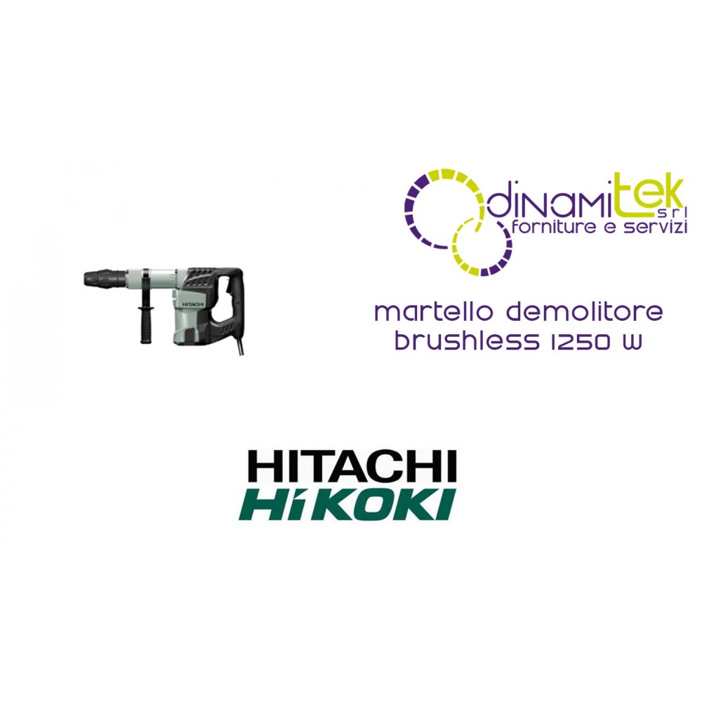 H60MC MARTEAU DE DéMOLITION AVEC DES MOTEURS BRUSHLESS 1250 W HIKOKI Dinamitek 1