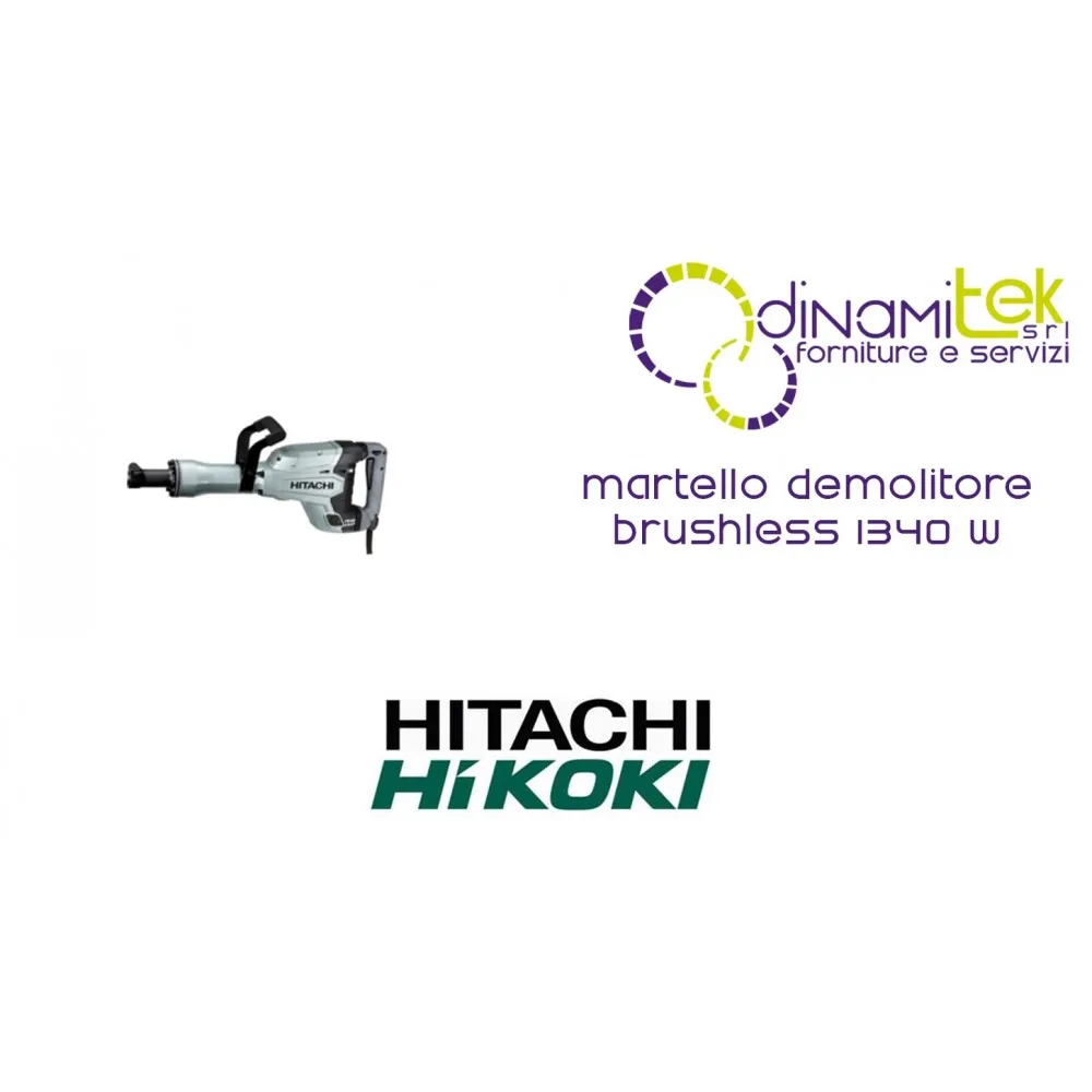 H65SB3 MARTILLO DE DEMOLICIóN CON ESCOBILLAS DE 1340 W HIKOKI Dinamitek 1