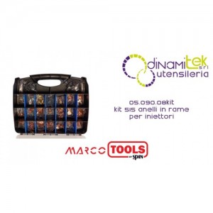 SPIN MARCO TOOLS 05.090.08KIT KIT 515 ANELLI IN RAME PER INIETTORI Dinamitek 1