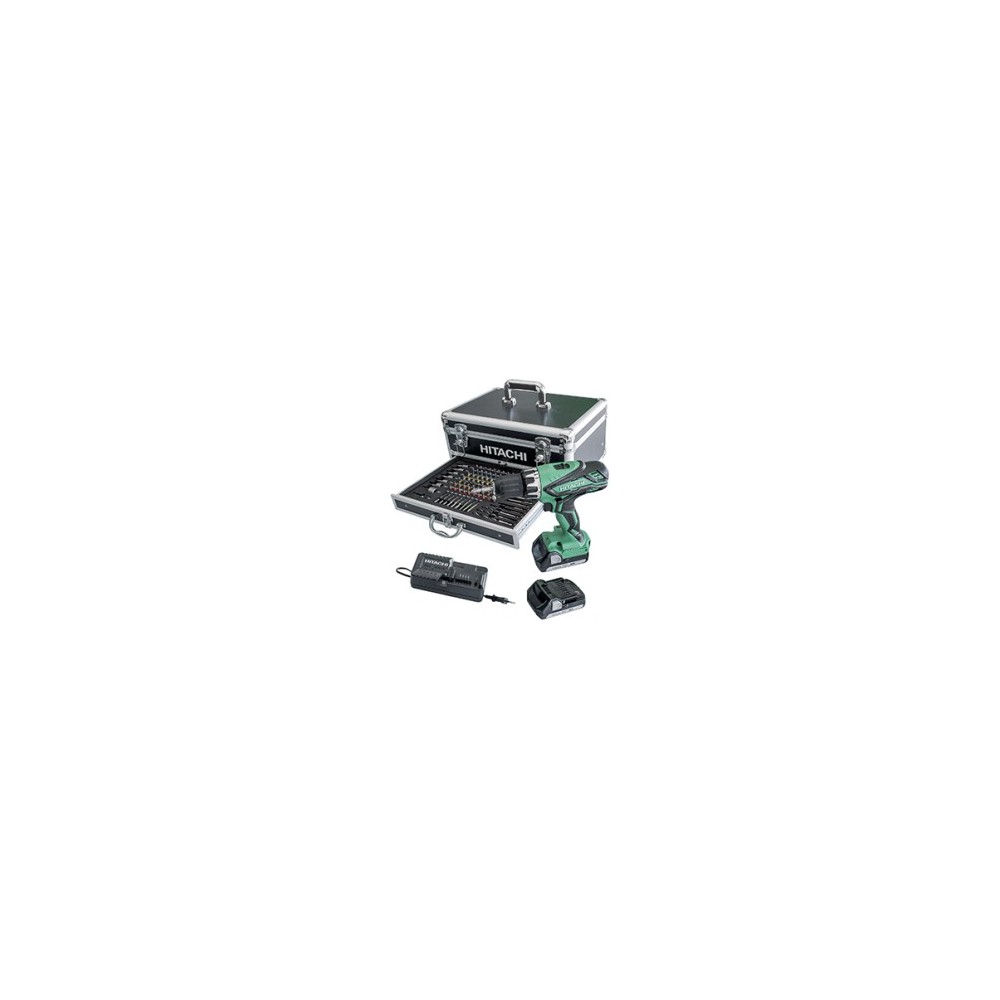 TRAPANO A PERCUSSIONE 18 V 1.5 Ah DV18DJL ALUCASE HIKOKI Dinamitek 2