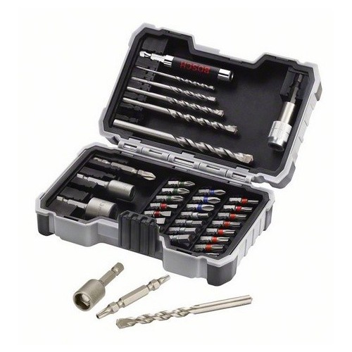 2.607.017.326-879 SATZ BOHRER UND BITS SCHRAUBEN-AUF 35 STüCK BOSCH Dinamitek 2