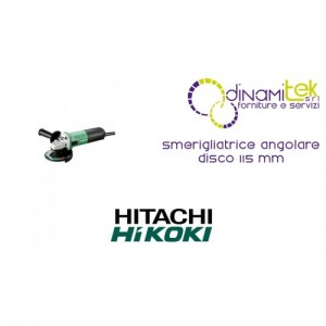 SMERIGLIATRICE ANGOLARE DISCO 115 mm G12-SR4 HIKOKI Dinamitek 1