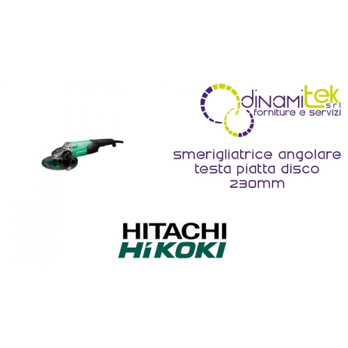 G23ST ANGLE GRINDER HIKOKI FLAT HEAD 2000 W DISC 230 MM Dinamitek 1
