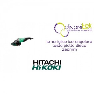 G23ST ANGLE GRINDER HIKOKI FLAT HEAD 2000 W DISC 230 MM Dinamitek 1