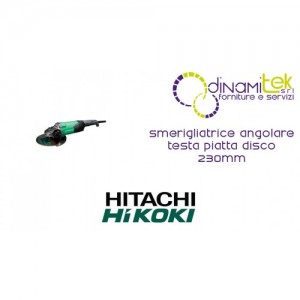 G23SW2 AMOLADORA ANGULAR HIKOKI DE CABEZA PLANA 2200 W DISCO DE 230 MM Dinamitek 1