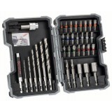 2.607.017.327-879 CONJUNTO DE EJERCICIOS Y BITS DE TORNILLO DE 35 PCS BOSCH Dinamitek 2