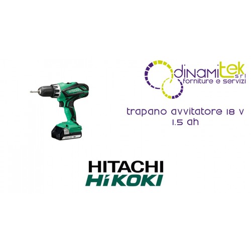 DV18DJL TALADRO ATORNILLADOR 18 V 1.5 AH HIKOKI Dinamitek 1