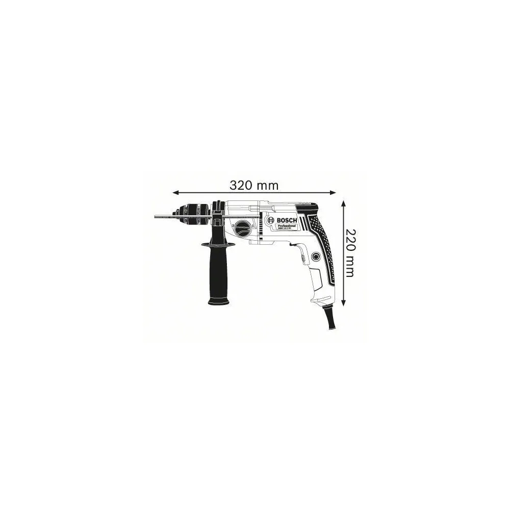 PERCEUSE à FIL DE 750 WATT GBM 13-2 RE BOSCH Dinamitek 3