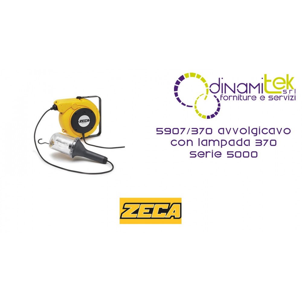 5907/370 CABLE REEL WITH LAMP ZECA 370 5000 SERIES Dinamitek 1
