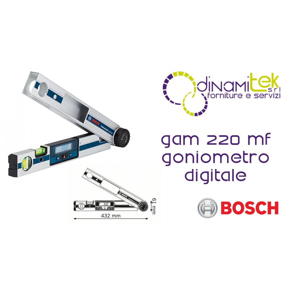 PROTRACTOR DIGITAL GAM 220 MF BOSCH Dinamitek 1