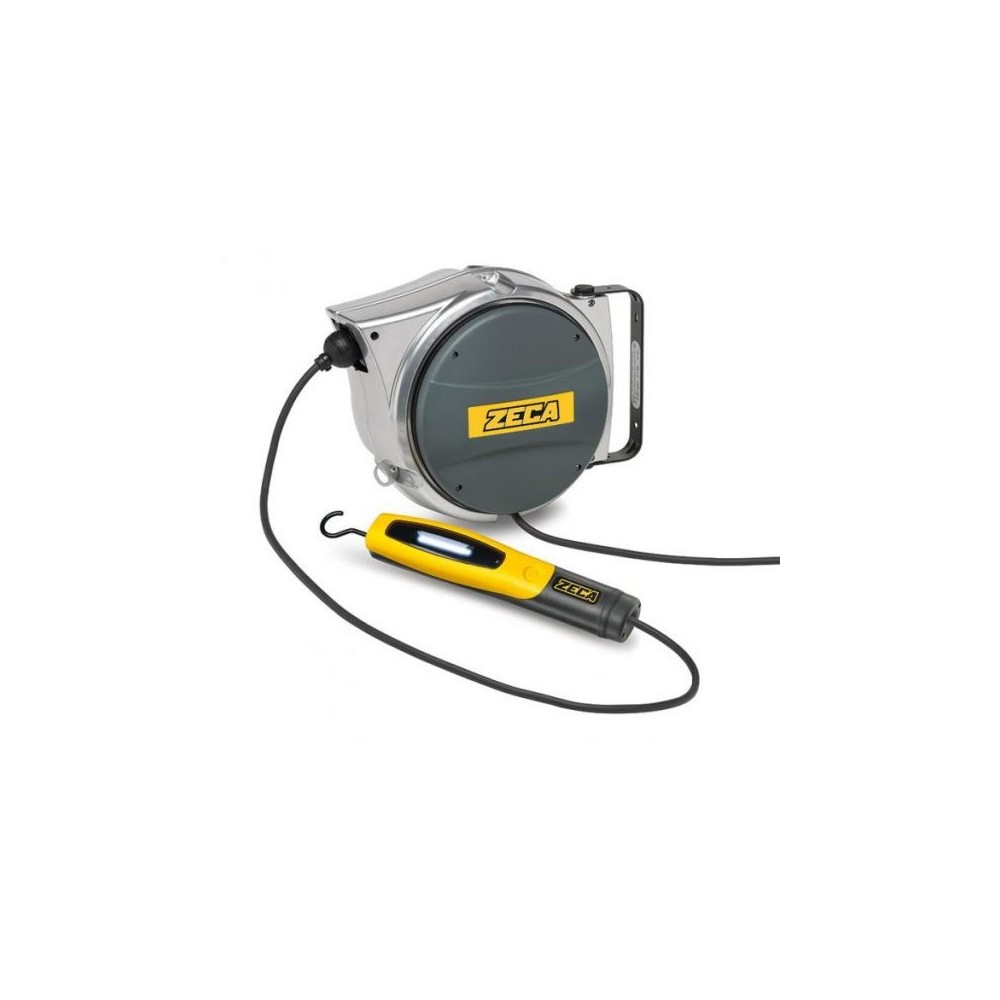 AL47/330 24V ENROULEUR DE CâBLE AVEC UNE LAMPE DE ZECA 330 DE L'éPI LED DE LA SéRIE AVEC LA Dinamitek 2