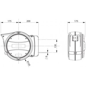 AL47/330 24V CABLE REEL WITH LAMP ZECA 330 COB LED SERIES WITH THE Dinamitek 5
