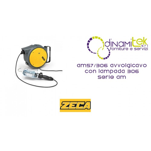 AM57/306 ENROULEUR DE CÂBLE AVEC UNE LAMPE DE SÉRIE 306 SUIS, ZECA