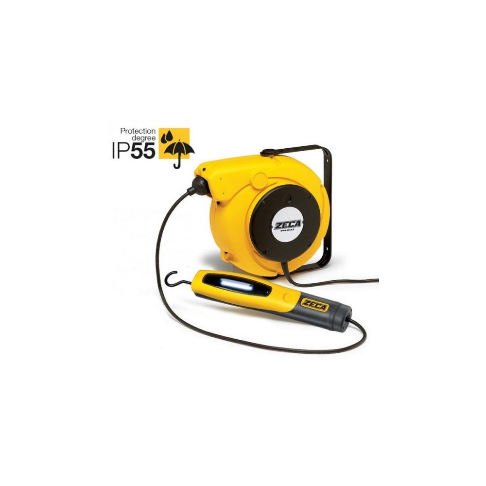 5907/330 230 IP AVVOLGICAVO IP55 CON LAMPADA ZECA Dinamitek 2