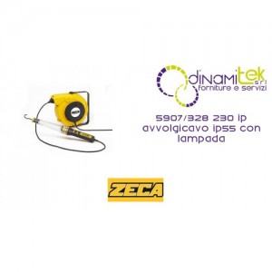 5907/328 230 IP AVVOLGICAVO IP55 CON LAMPADA ZECA Dinamitek 1